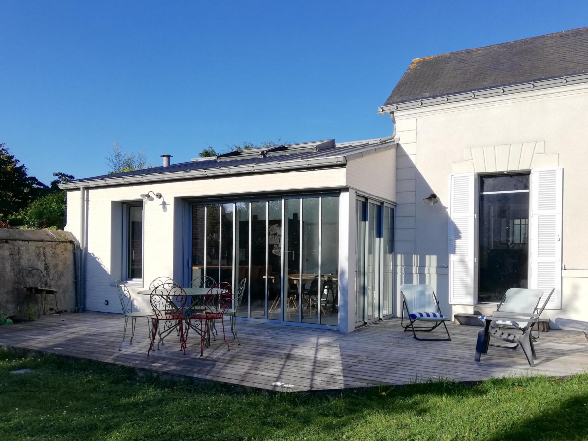 Extension type jardin d'hiver