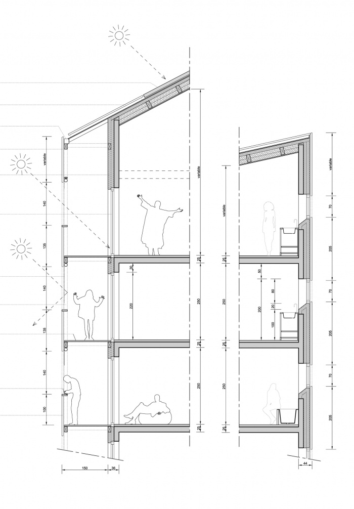 30 logements locatifs sociaux en BBC : coupe 50  beaumont 