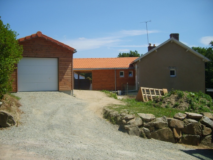 Rnovation, extension d'une maison et construction d'un garage ( projet en cours )