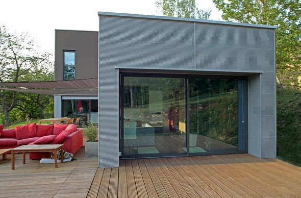 Maison contemporaine HQE : texL10