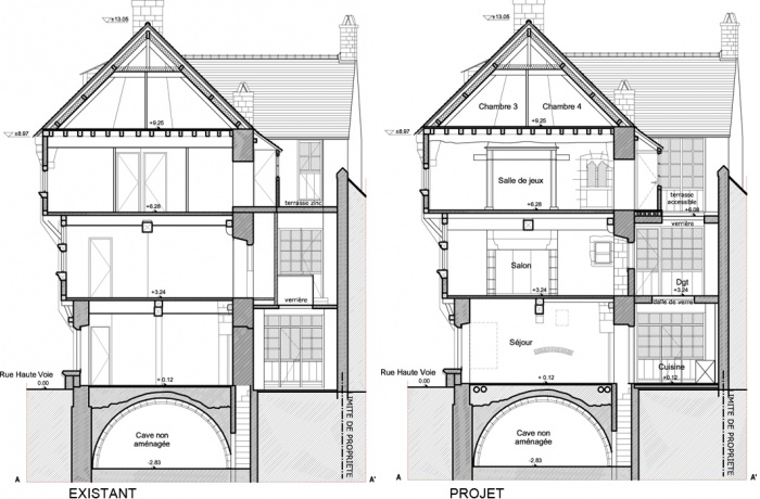 ramnagement intrieur d'une maison en pans de bois