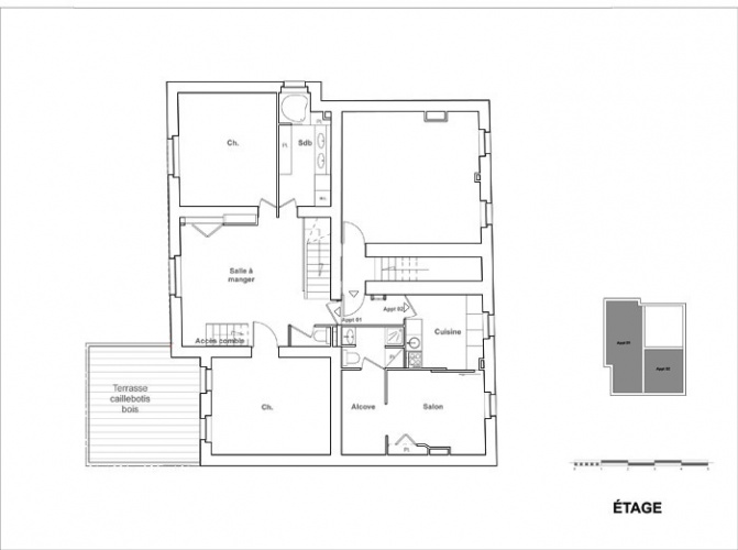 Rhabilitation et extension d'une maison de ville : projetniveau01